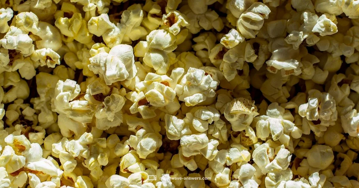 Healthy Popcorn Guide - Microwave Answers