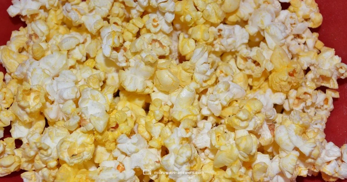 Butteriest Microwave Popcorn - Microwave Answers