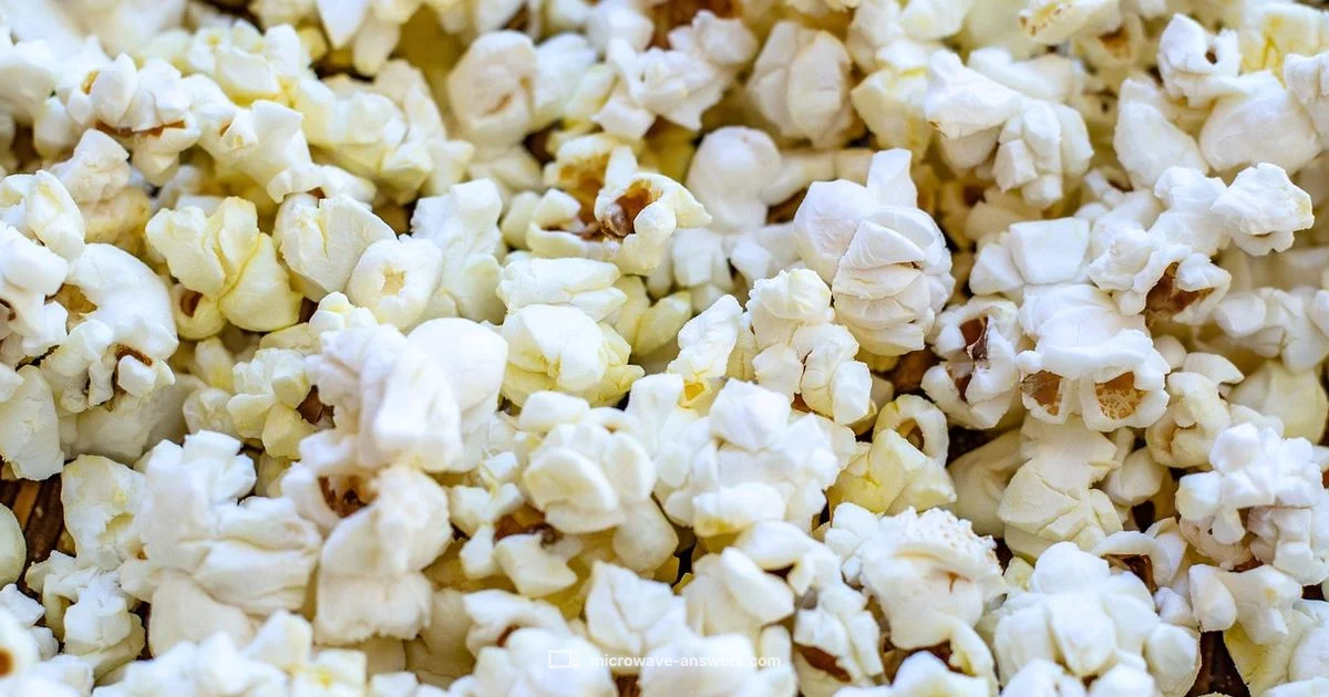 Popcorn Readiness - Microwave Answers