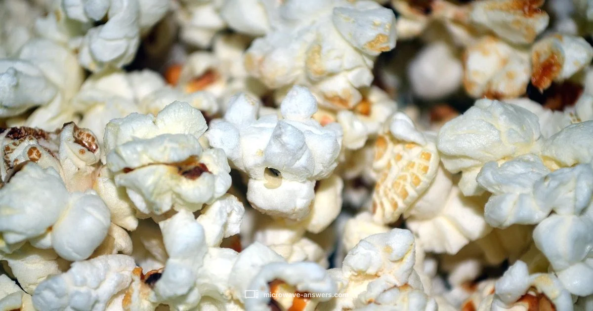 Stovetop Popcorn - Microwave Answers