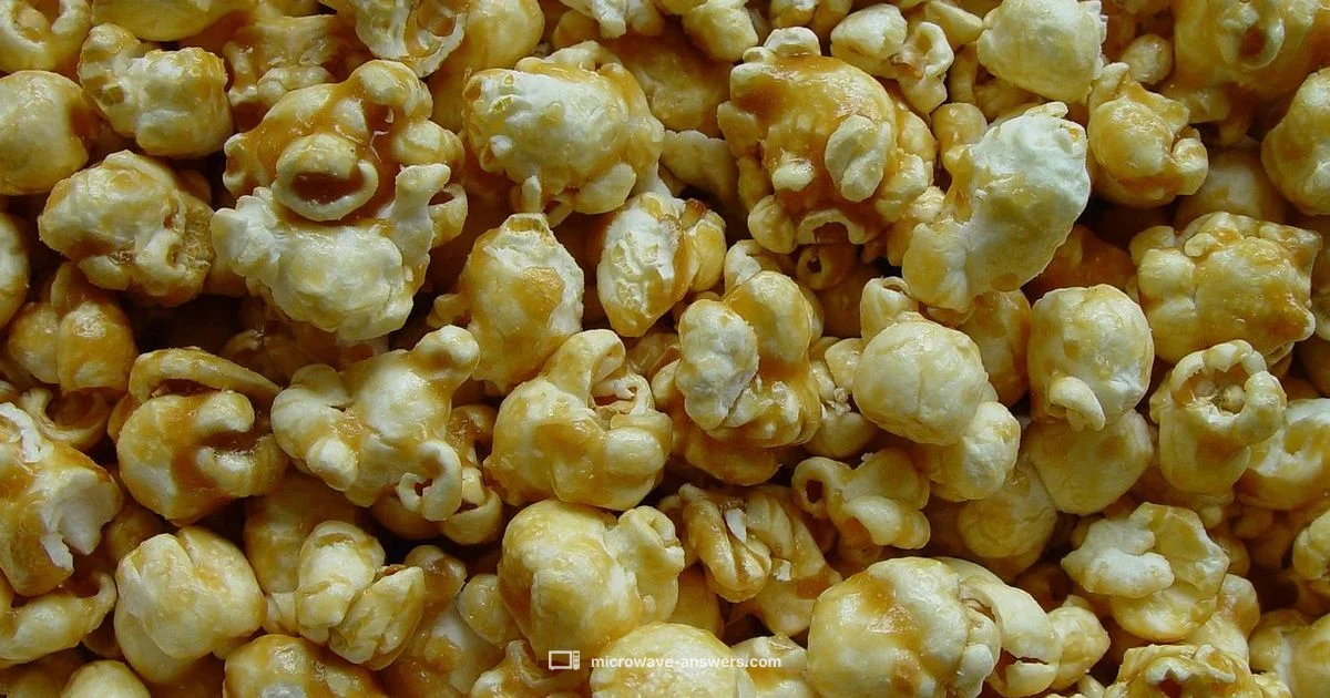 Popcorn Microwave How-To - Microwave Answers