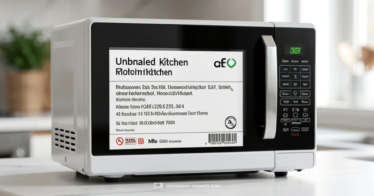 Understanding the wml55011hs - Microwave Answers