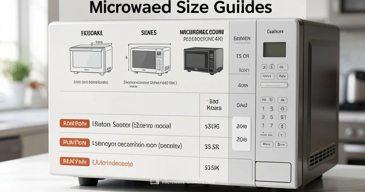 Size Guide - Microwave Answers