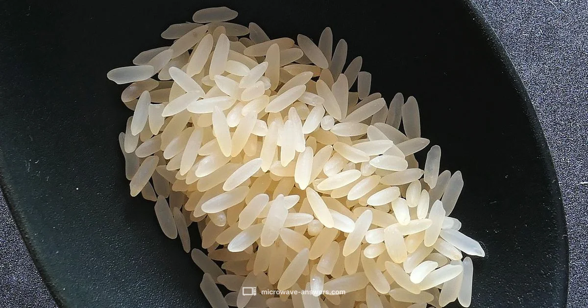 Rice in Microwave - Microwave Answers