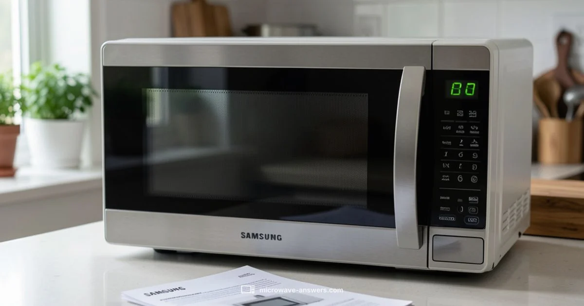 Samsung Microwave Manual - Microwave Answers
