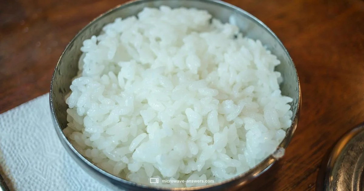 Reheat Rice Safely - Microwave Answers
