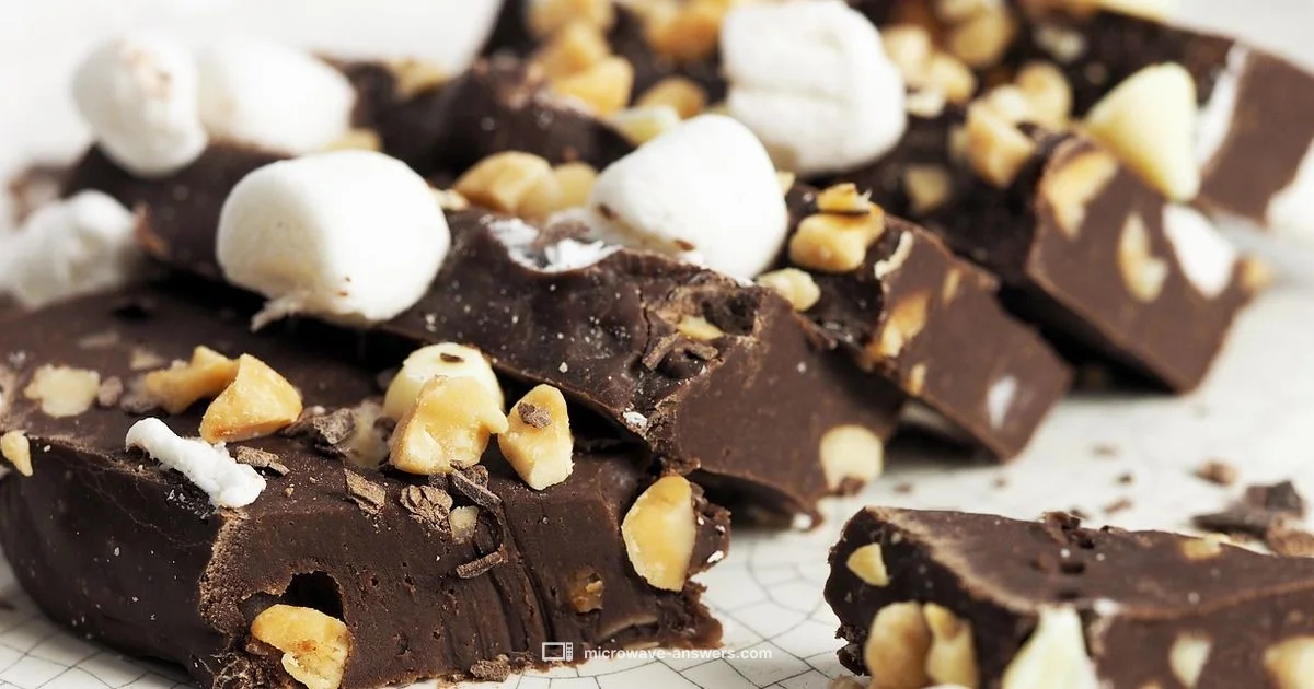 Microwave Fudge Recipe - Microwave Answers