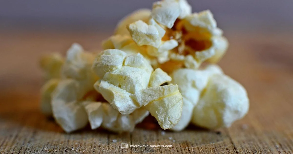 Popcorn Freshness - Microwave Answers