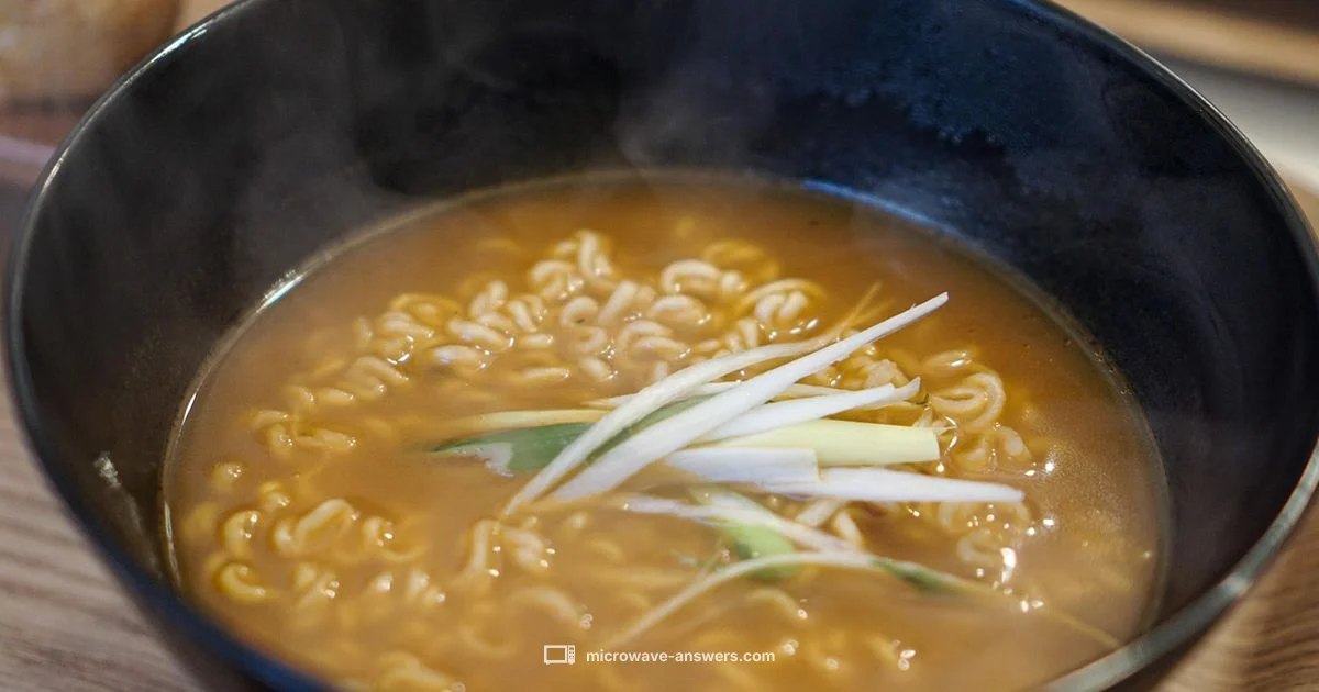 Microwave ramen basics - Microwave Answers
