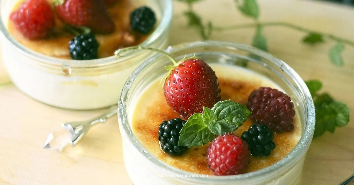 Microwave Desserts Guide - Microwave Answers