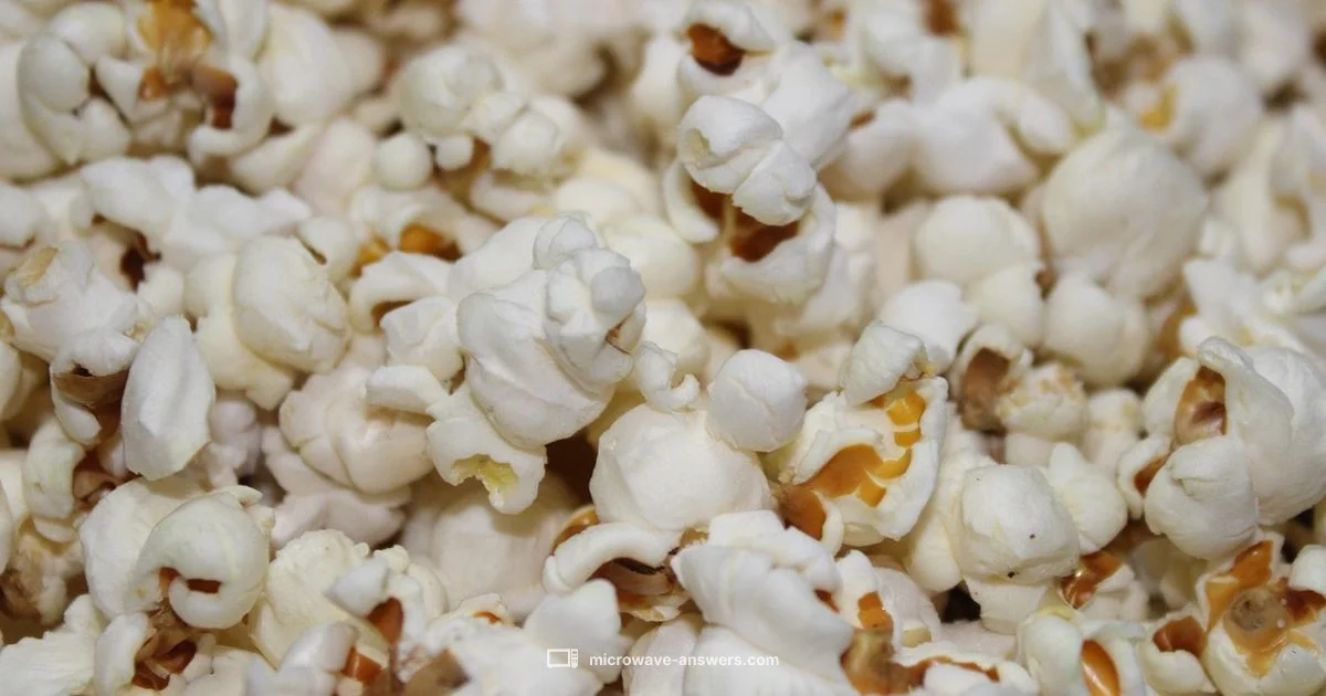 Popcorn Mastery - Microwave Answers