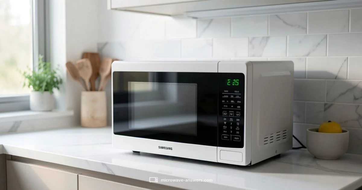 Samsung Smart Microwave - Microwave Answers