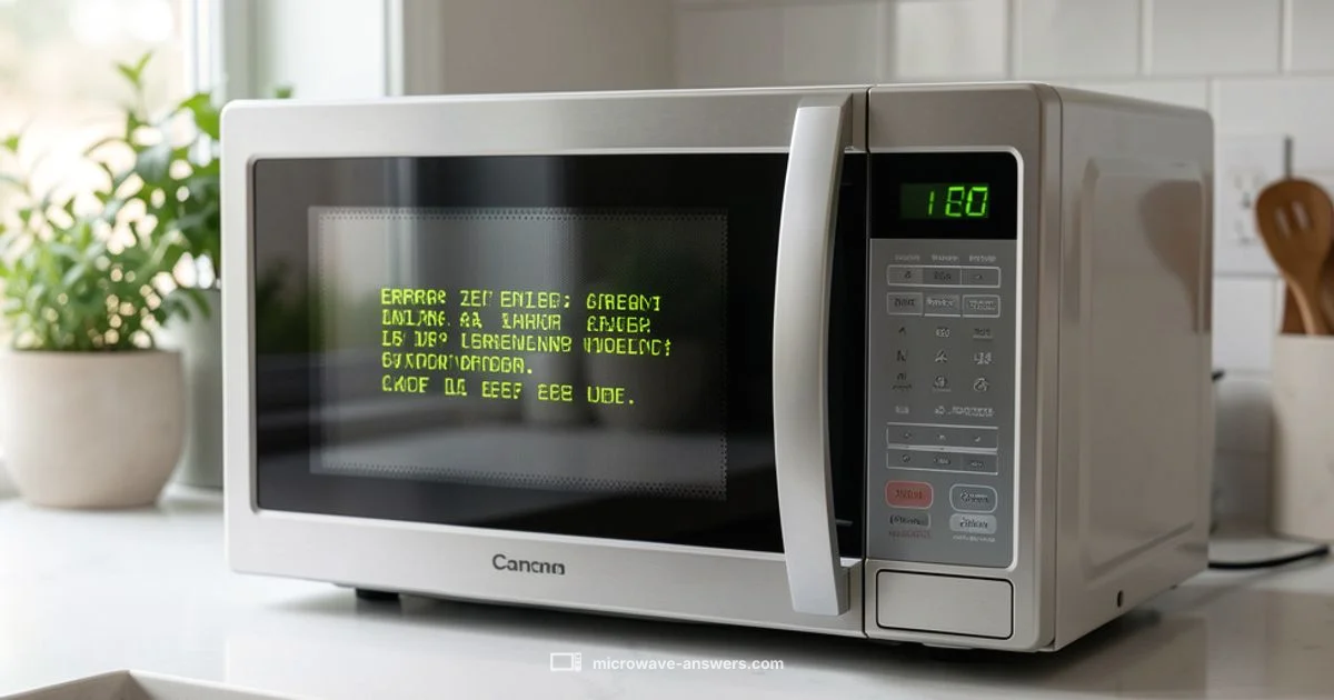 MCO165UB Fix Guide - Microwave Answers